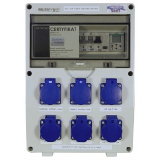 Electrical panel 1 (for Swim&Fun 3 kW or Elecro Nano SPA 3 kw electrical heating device)
