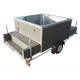Koriks 1650 L hot tub on trailer